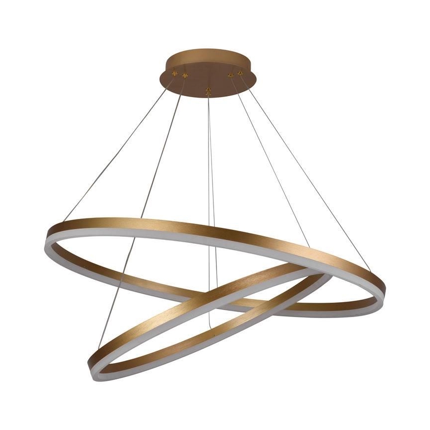 Lampa sufitowa LED ściemnialna na linkach LED/100W/230V 3000-6500K śr. 80 cm + pilot do zdalnego sterowania