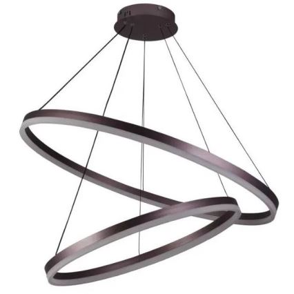 Lampa sufitowa LED ściemnialna na linkach LED/100W/230V 3000-6500K śr. 80 cm + pilot do zdalnego sterowania