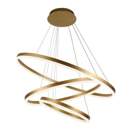 Lampa sufitowa LED ściemnialna na linkach LED/125W/230V 3000-6500K śr. 80 cm + pilot do zdalnego sterowania