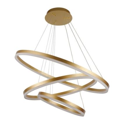 Lampa sufitowa LED ściemnialna na linkach LED/125W/230V 3000-6500K śr. 80 cm + pilot do zdalnego sterowania