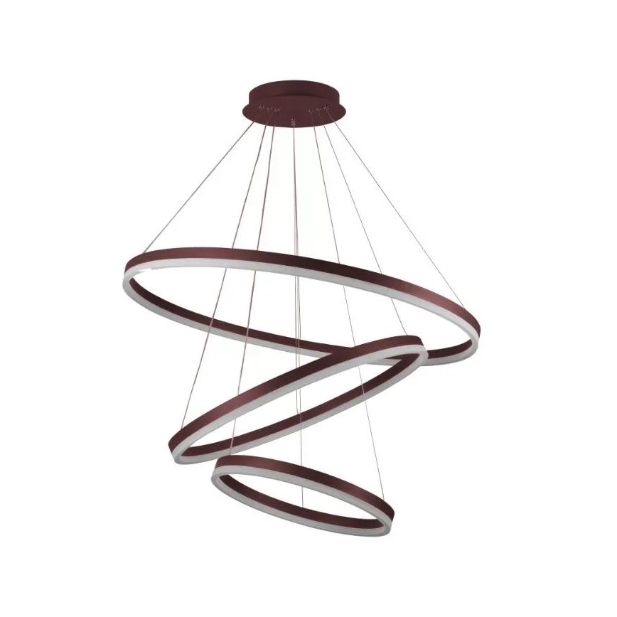 Lampa sufitowa LED ściemnialna na linkach LED/125W/230V 3000-6500K śr. 80 cm + pilot do zdalnego sterowania
