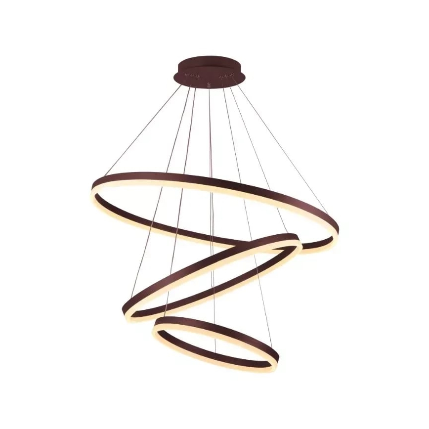 Lampa sufitowa LED ściemnialna na linkach LED/125W/230V 3000-6500K śr. 80 cm + pilot do zdalnego sterowania