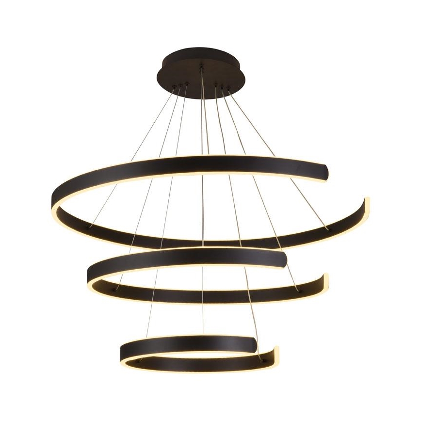 Lampa sufitowa LED ściemnialna na linkach LED/220W/230V 3000-6500K śr. 80 cm + pilot do zdalnego sterowania