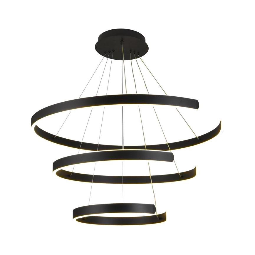 Lampa sufitowa LED ściemnialna na linkach LED/220W/230V 3000-6500K śr. 80 cm + pilot do zdalnego sterowania