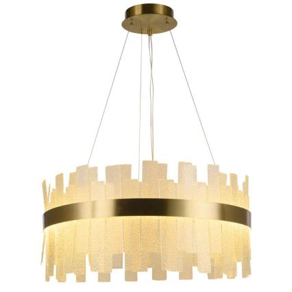 Regulowany LED kryształowy żyrandol na linkę LED/40W/230V 3000-6500K + pilot do zdalnego sterowania
