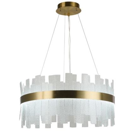 Regulowany LED kryształowy żyrandol na linkę LED/40W/230V 3000-6500K + pilot do zdalnego sterowania