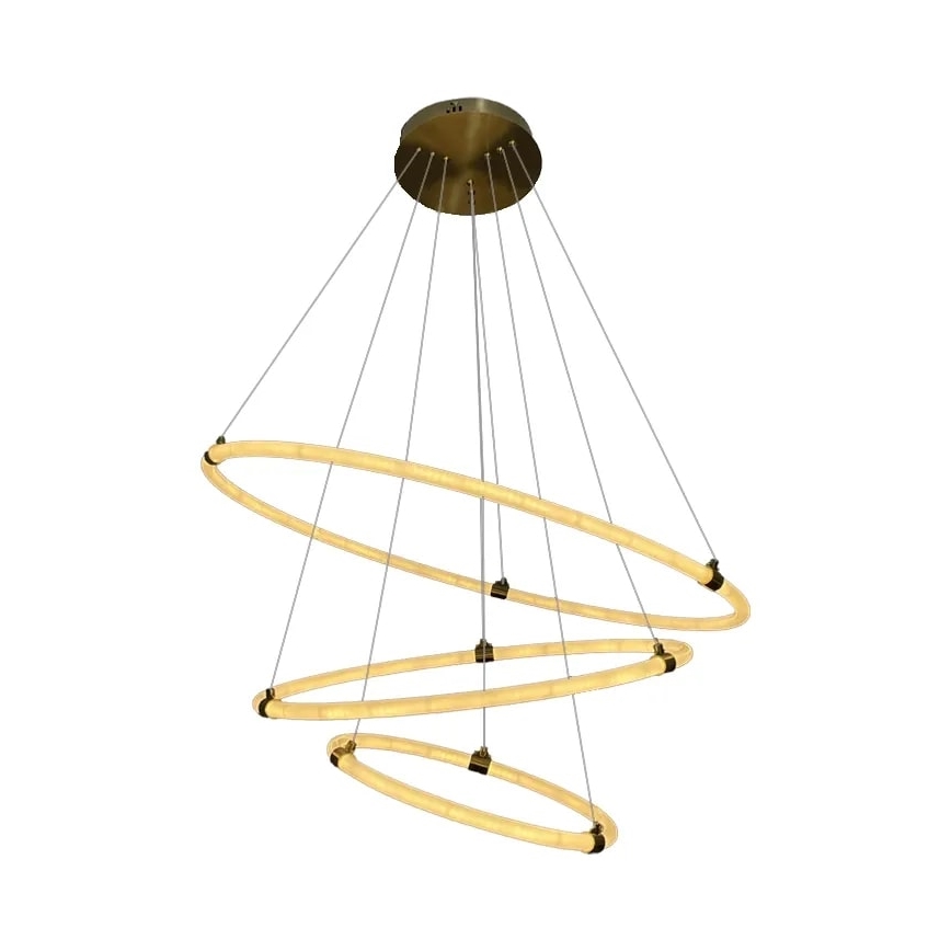 Lampa sufitowa LED ściemnialna na linkach LED/45W/230V 3000-6500K śr. 80 cm + pilot do zdalnego sterowania