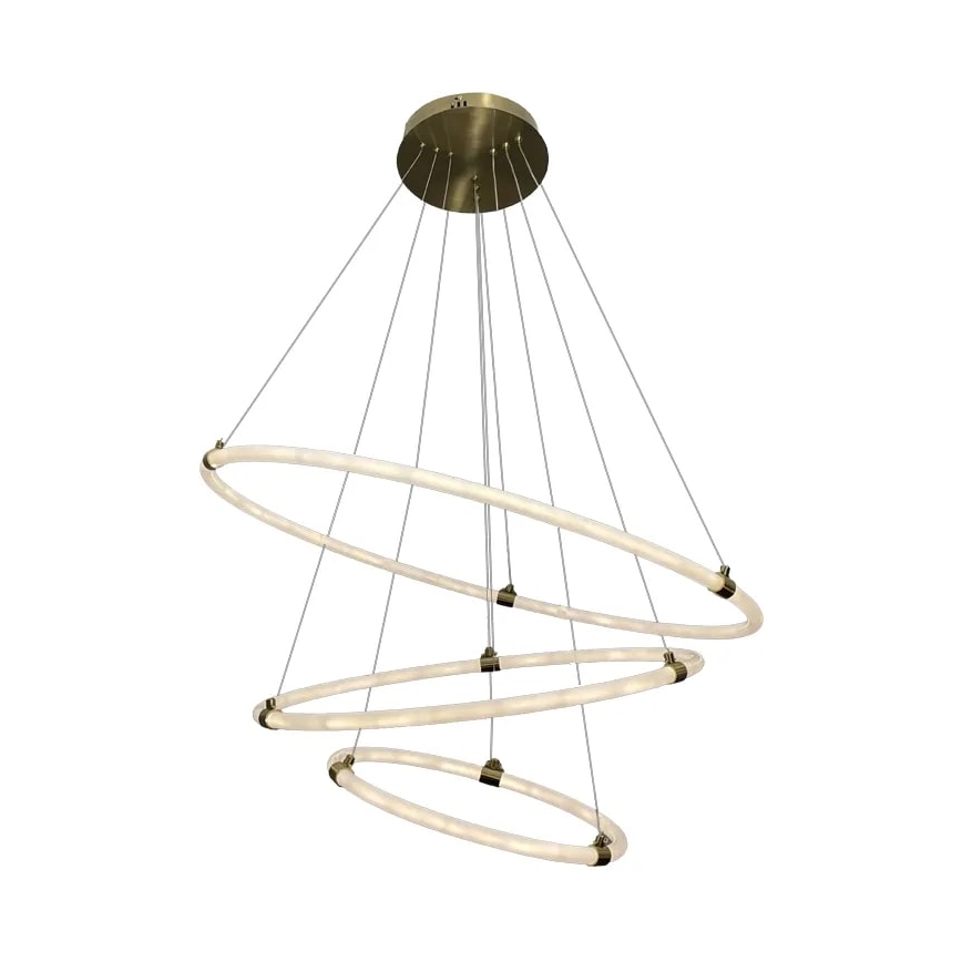 Lampa sufitowa LED ściemnialna na linkach LED/45W/230V 3000-6500K śr. 80 cm + pilot do zdalnego sterowania