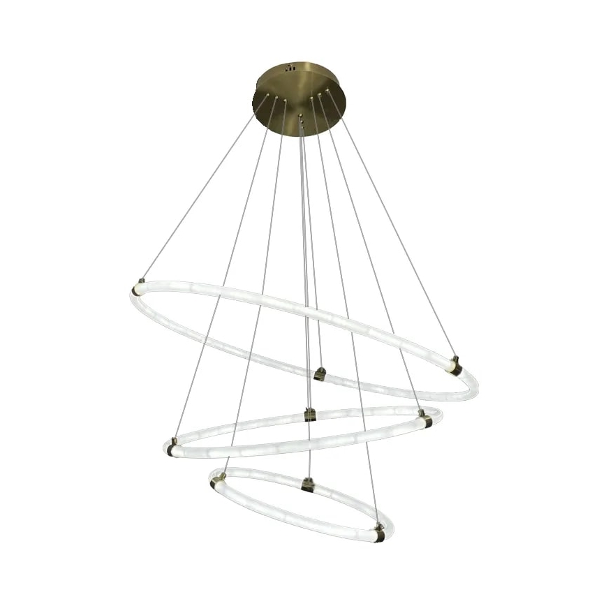 Lampa sufitowa LED ściemnialna na linkach LED/45W/230V 3000-6500K śr. 80 cm + pilot do zdalnego sterowania