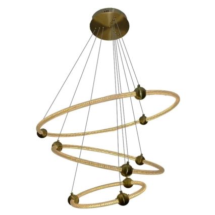 Lampa sufitowa LED ściemnialna na linkach LED/45W/230V 3000-6500K śr. 80 cm + pilot do zdalnego sterowania