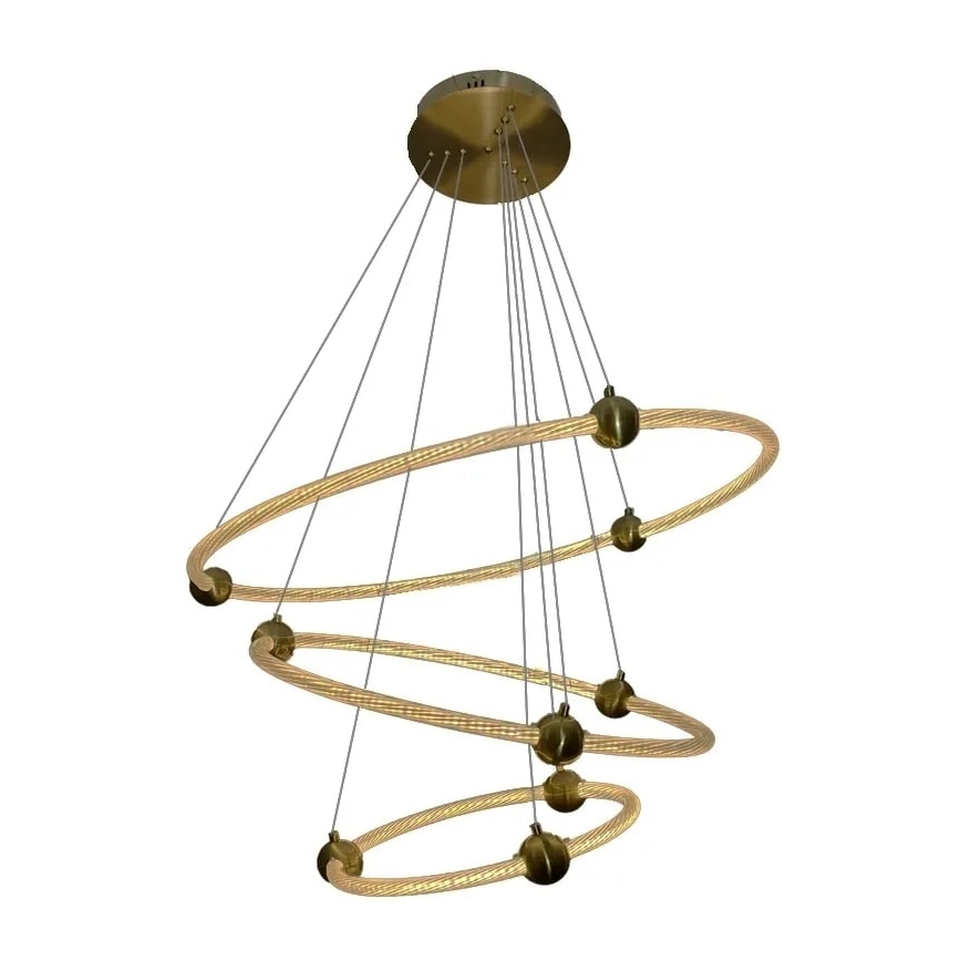 Lampa sufitowa LED ściemnialna na linkach LED/45W/230V 3000-6500K śr. 80 cm + pilot do zdalnego sterowania