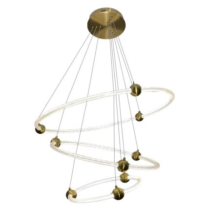 Lampa sufitowa LED ściemnialna na linkach LED/45W/230V 3000-6500K śr. 80 cm + pilot do zdalnego sterowania