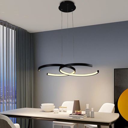 Lampa sufitowa LED ściemnialna na linkach LED/50W/230V 3000-6500K + pilot zdalnego sterowania