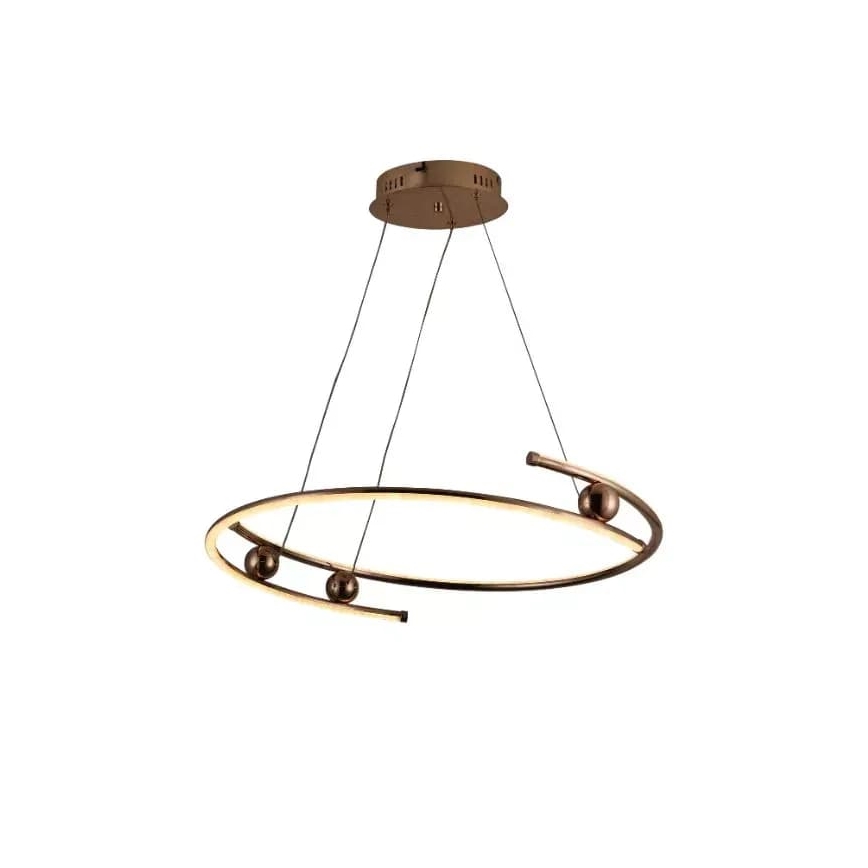 Lampa sufitowa LED ściemnialna na linkach LED/50W/230V 3000-6500K śr. 60 cm + pilot do zdalnego sterowania