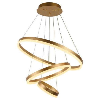 Lampa sufitowa LED ściemnialna na linkach LED/85W/230V 3000-6500K śr. 60 cm + pilot do zdalnego sterowania