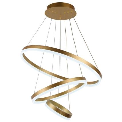 Lampa sufitowa LED ściemnialna na linkach LED/85W/230V 3000-6500K śr. 60 cm + pilot do zdalnego sterowania