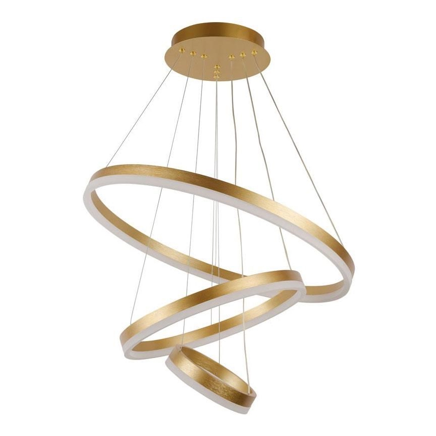 Lampa sufitowa LED ściemnialna na linkach LED/85W/230V 3000-6500K śr. 60 cm + pilot do zdalnego sterowania