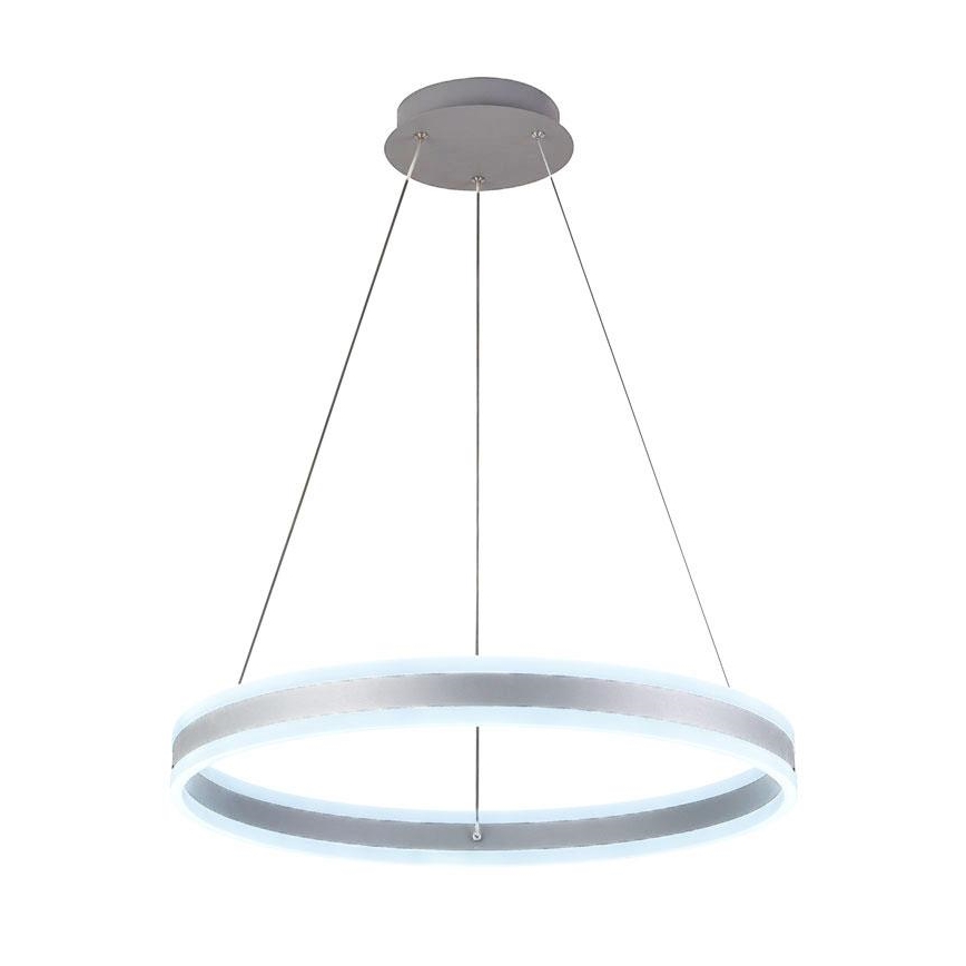 Lampa sufitowa LED ściemnialna na linkach LED/85W/230V 3000-6500K śr. 60 cm + pilot do zdalnego sterowania