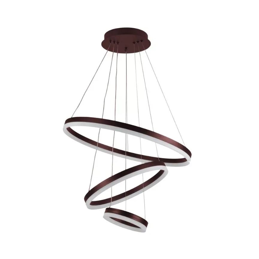 Lampa sufitowa LED ściemnialna na linkach LED/85W/230V 3000-6500K śr. 60 cm + pilot do zdalnego sterowania