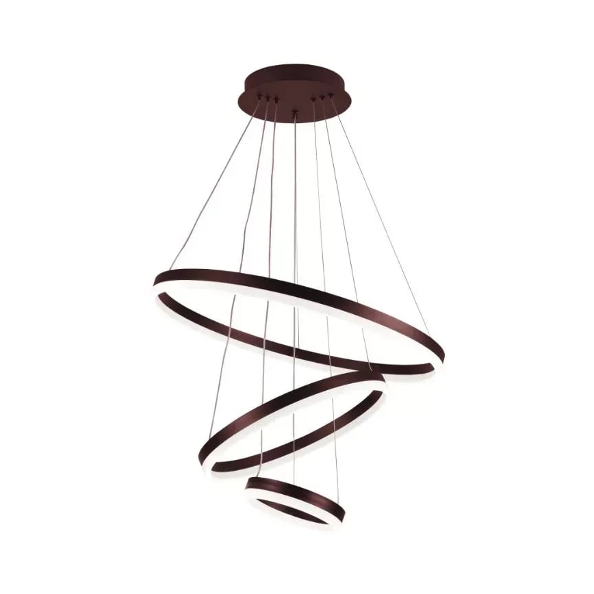 Lampa sufitowa LED ściemnialna na linkach LED/85W/230V 3000-6500K śr. 60 cm + pilot do zdalnego sterowania