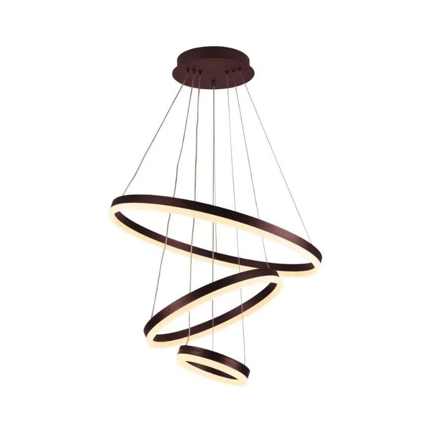 Lampa sufitowa LED ściemnialna na linkach LED/85W/230V 3000-6500K śr. 60 cm + pilot do zdalnego sterowania