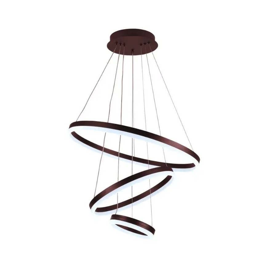 Lampa sufitowa LED ściemnialna na linkach LED/85W/230V 3000-6500K śr. 60 cm + pilot do zdalnego sterowania