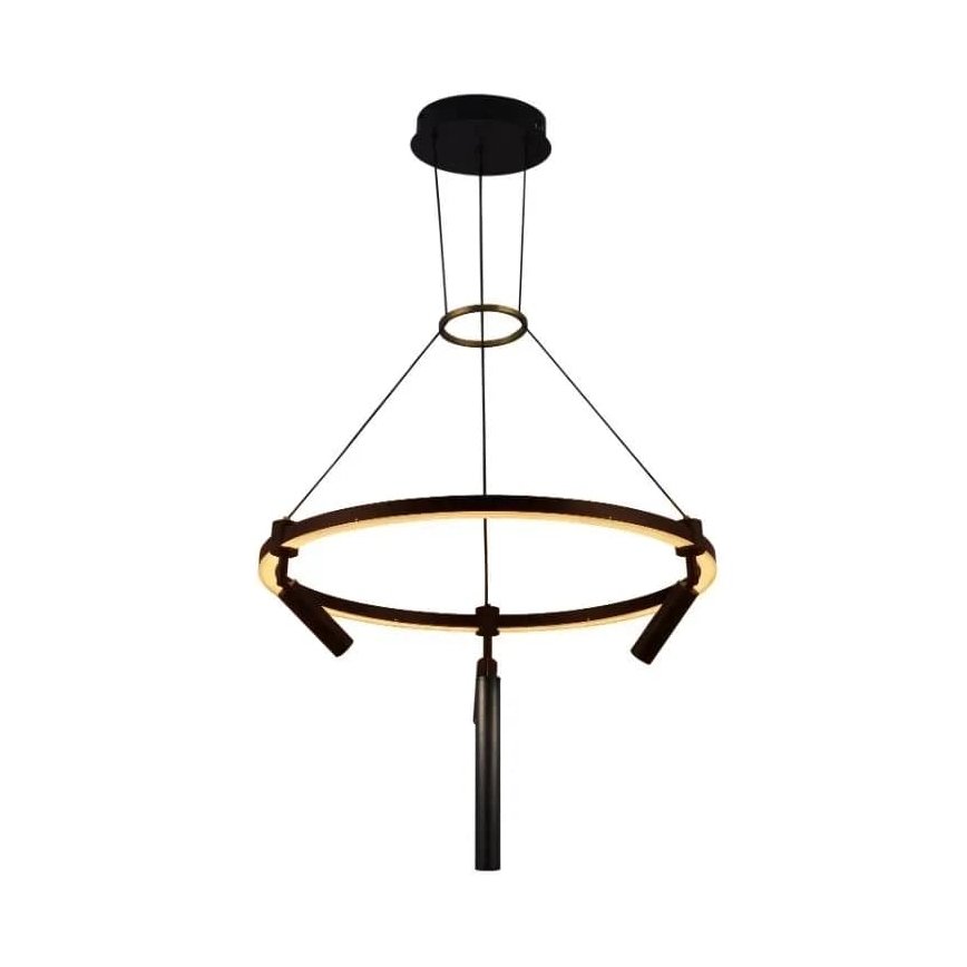 Lampa sufitowa LED ściemnialna na linkach LED/85W/230V 3000-6500K + pilot do zdalnego sterowania