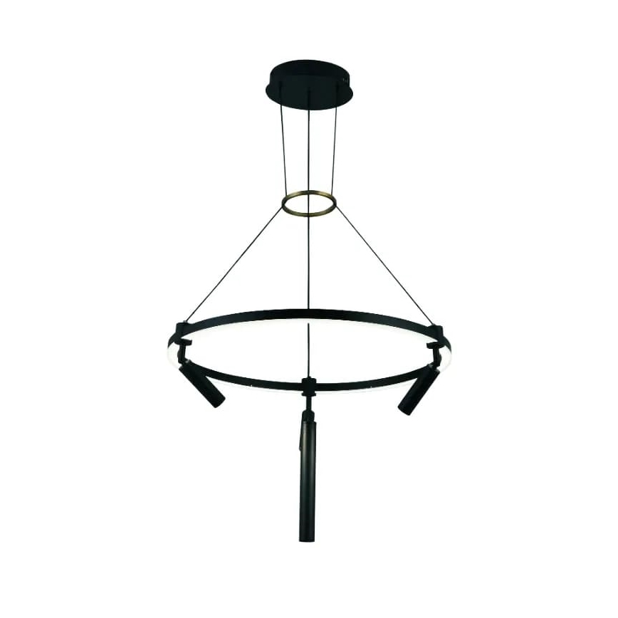 Lampa sufitowa LED ściemnialna na linkach LED/85W/230V 3000-6500K + pilot do zdalnego sterowania