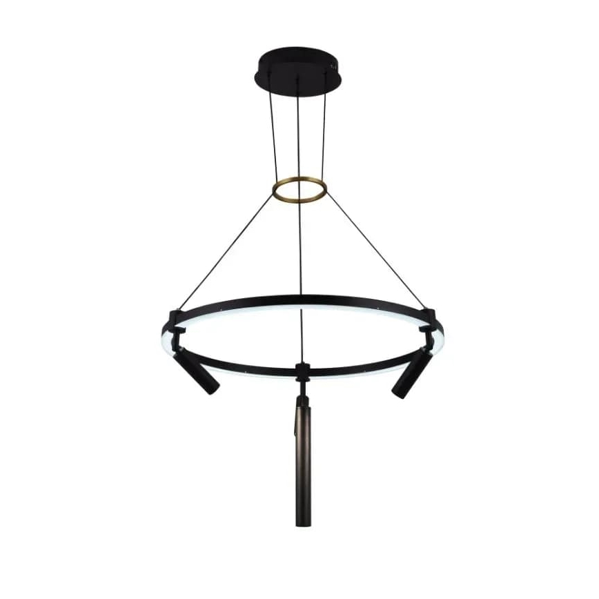 Lampa sufitowa LED ściemnialna na linkach LED/85W/230V 3000-6500K + pilot do zdalnego sterowania