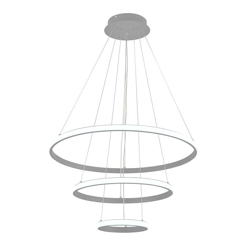 Lampa sufitowa LED ściemnialna na linkach LED/90W/230V 3000-6500K śr. 60 cm + pilot do zdalnego sterowania