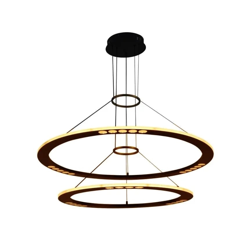 Lampa sufitowa LED ściemnialna na linkach LED/90W/230V 3000-6500K + pilot do zdalnego sterowania