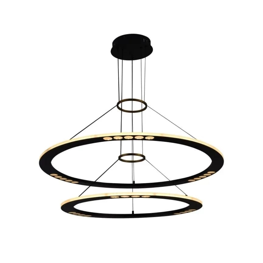 Lampa sufitowa LED ściemnialna na linkach LED/90W/230V 3000-6500K + pilot do zdalnego sterowania