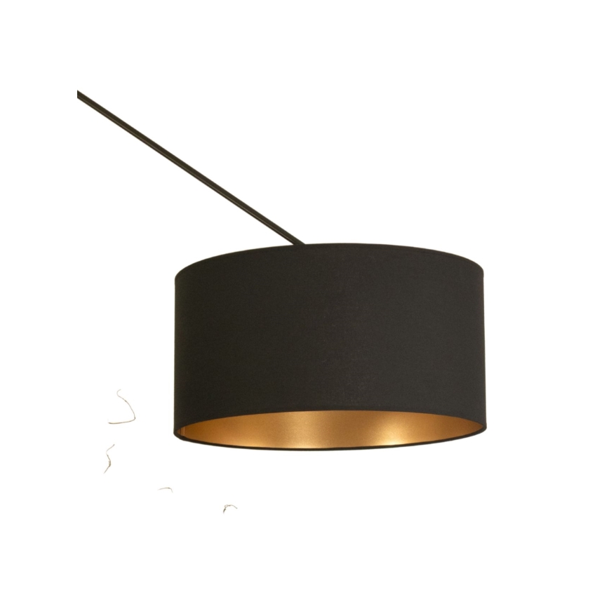 LED Regulowany żyrandol na pręcie GORTA 1xE27/60W/230V czarny/złoty