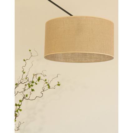 LED Regulowany żyrandol na pręcie GORTA 1xE27/60W/230V juta