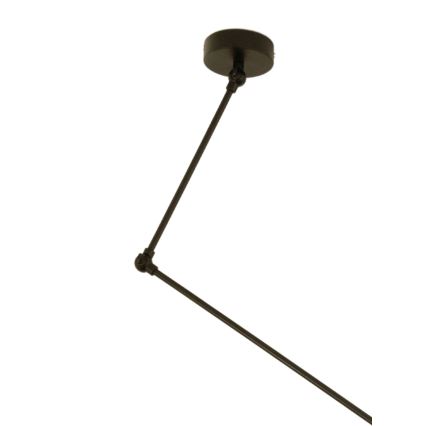 LED Regulowany żyrandol na pręcie GORTA 1xE27/60W/230V juta