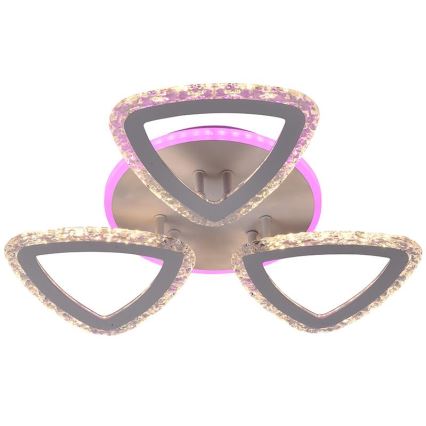 Lampa sufitowa LED RGB ściemnialna LED/45W/230V 3000-6500K + pilot zdalnego sterowania
