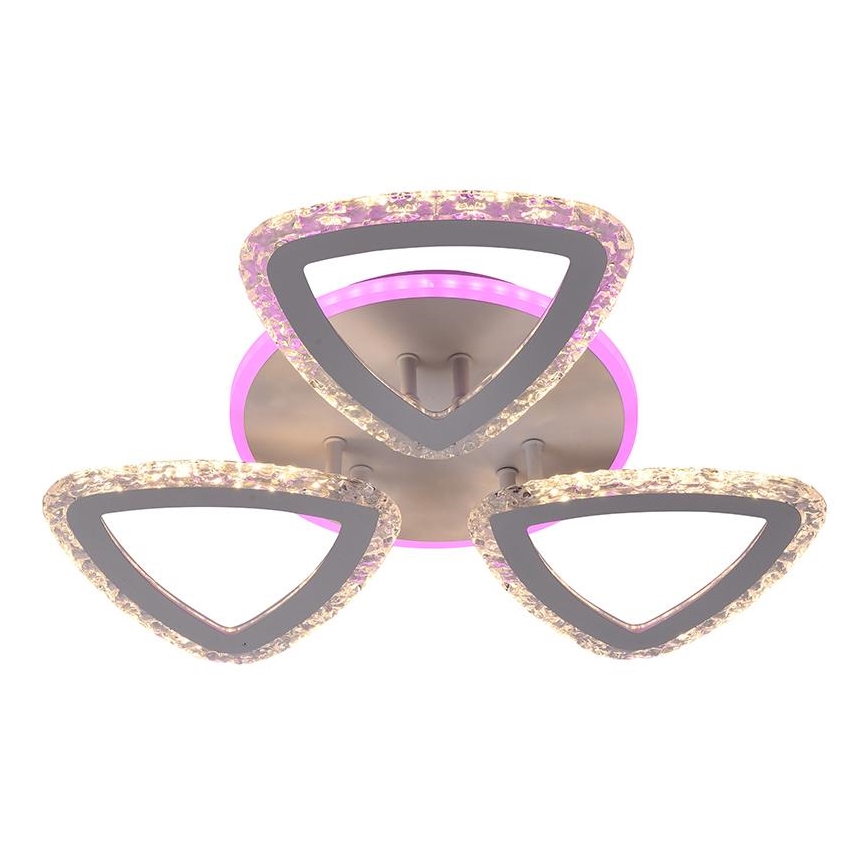 Lampa sufitowa LED RGB ściemnialna LED/45W/230V 3000-6500K + pilot zdalnego sterowania