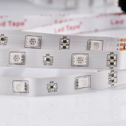 Taśma LED RGB ściemnialna 5m LED/18W/12V IP20 + pilot