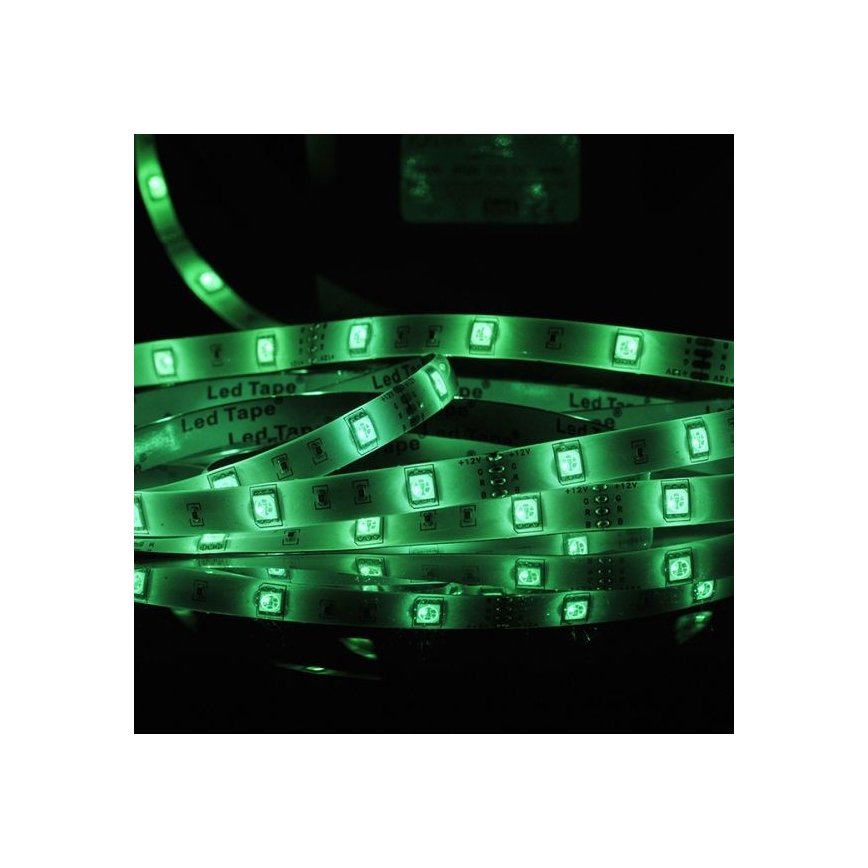 Taśma LED RGB ściemnialna 5m LED/18W/12V IP20 + pilot