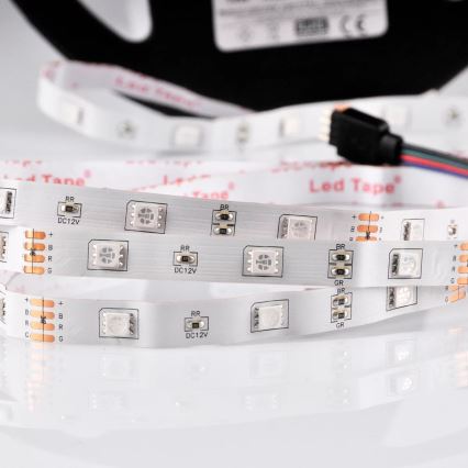 Taśma LED RGB ściemnialna 5m LED/18W/12V IP20 + pilot