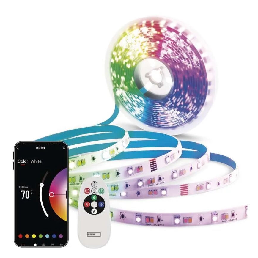 LED RGB+CCT Taśma ściemnialna GOSMART LED/11W/230V 2 m 2700-6500K IP44 Wi-Fi + zdalne sterowanie