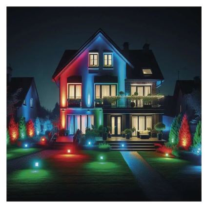 LED RGB+CCT Ściemniane oświetlenie punktowe GoSmart LED/50W/230V 3000-6500K IP65 Wi-Fi Tuya
