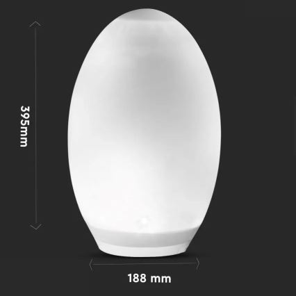 LED RGB Dekoracyjna lampa solarna 0,2W/1xAA IP44 500 mAh