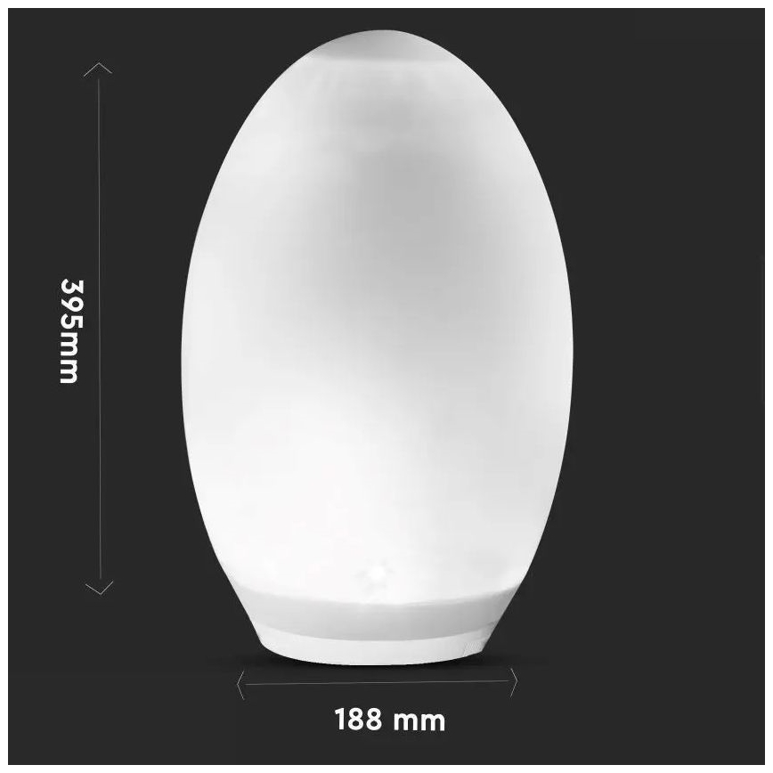 LED RGB Dekoracyjna lampa solarna 0,2W/1xAA IP44 500 mAh