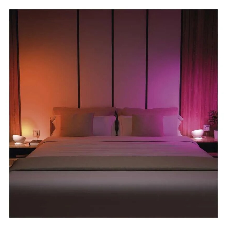 LED RGB Lampa ściemnialna stołowa GoSmart LED/7W/230V Wi-Fi biały