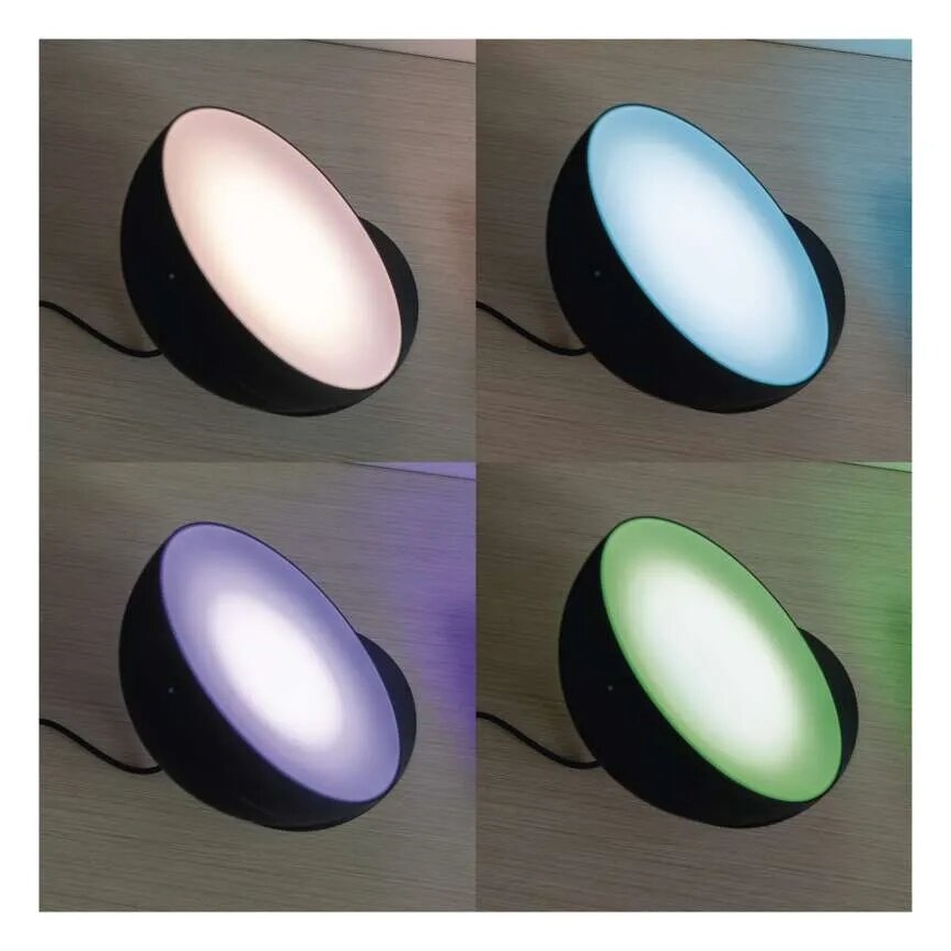 LED RGB Lampa ściemnialna stołowa GoSmart LED/7W/230V Wi-Fi czarny
