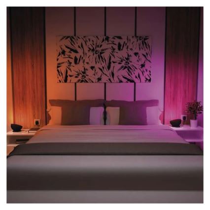 LED RGB Lampa ściemnialna stołowa GoSmart LED/7W/230V Wi-Fi czarny