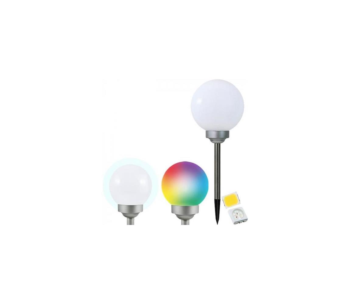 LED RGB Lampa solarna LED/0,2W/AA 1,2V/600mAh IP44