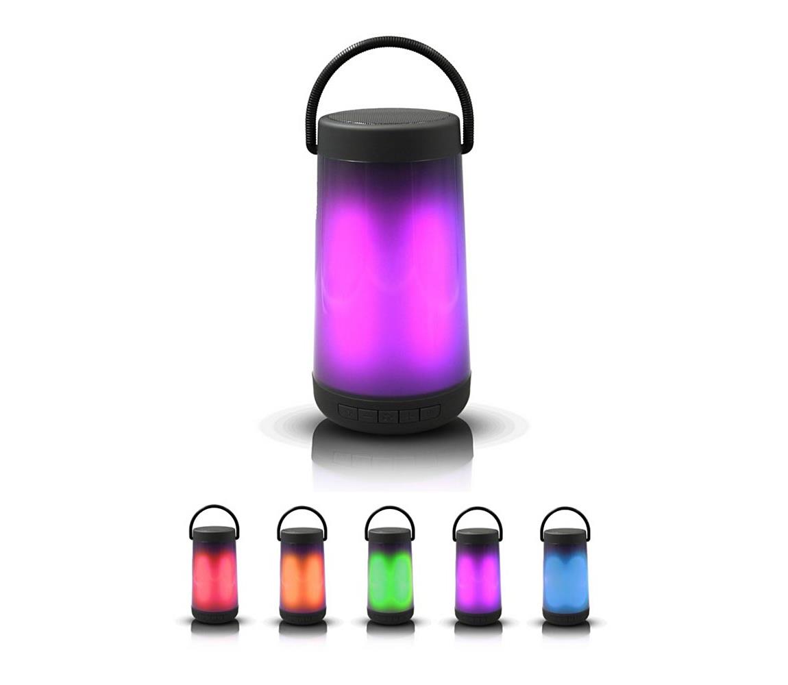 LED RGB Lampa stołowa z głośnikiem Bluetooth 5W/3,7V