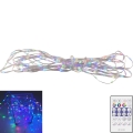 LED RGB lampki świąteczne LED/10W/5V 10 m USB + pilot zdalnego sterowania